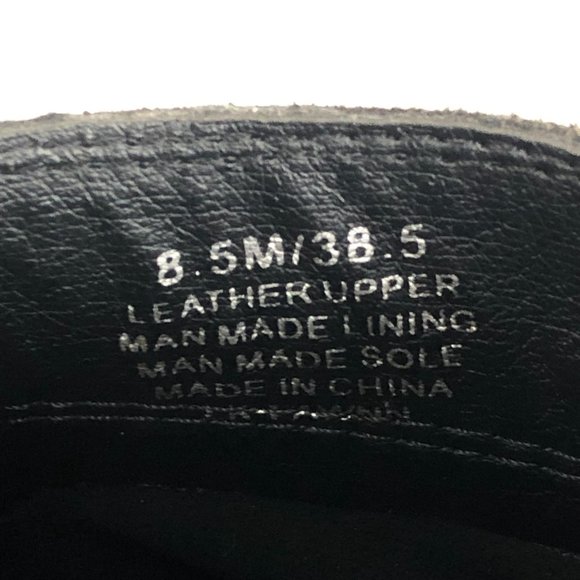 Lucky Brand Women's Size 8.5M Black Leather Back Zip Block Heel Ankle Booties - Picture 11 of 12